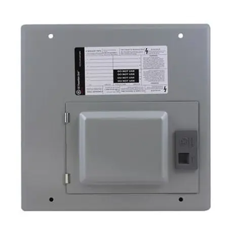 SK0483644-US20260702-105043-0 GE TLM812FCUD PowerMark Gold TLM 1-Phase Standard Convertible Main Lug Load Center With Door 120/240 VAC 125 A 65 kA Interrupt - Image 1