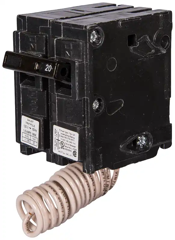SK0483646-US20260702-105043-0 Siemens Q12000S01 1-Pole 120 VAC 20 Amp 10 kA Plug-In Circuit Breaker - Image 1