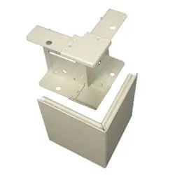 Wiremold V4018 Steel Ext. Elbow 4000 Ivory