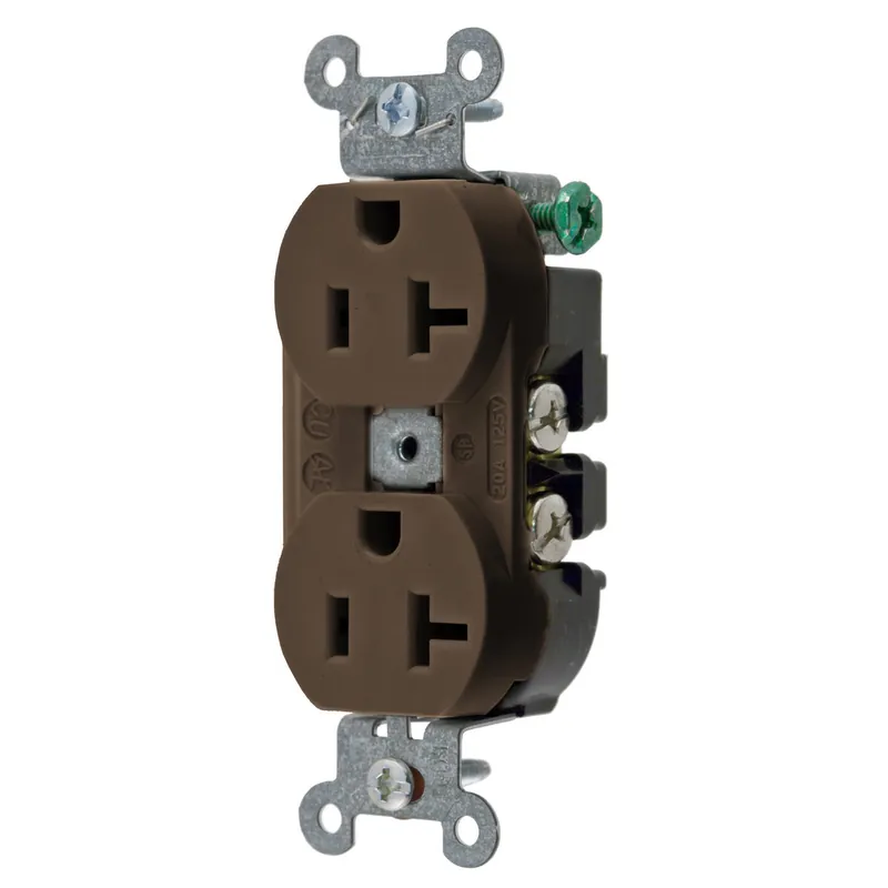 SK0483790-US20260702-105043-0 Hubbell 5352AB Wiring Device-Kellems 20A/125V NEMA 5-20R Receptacle - Image 1