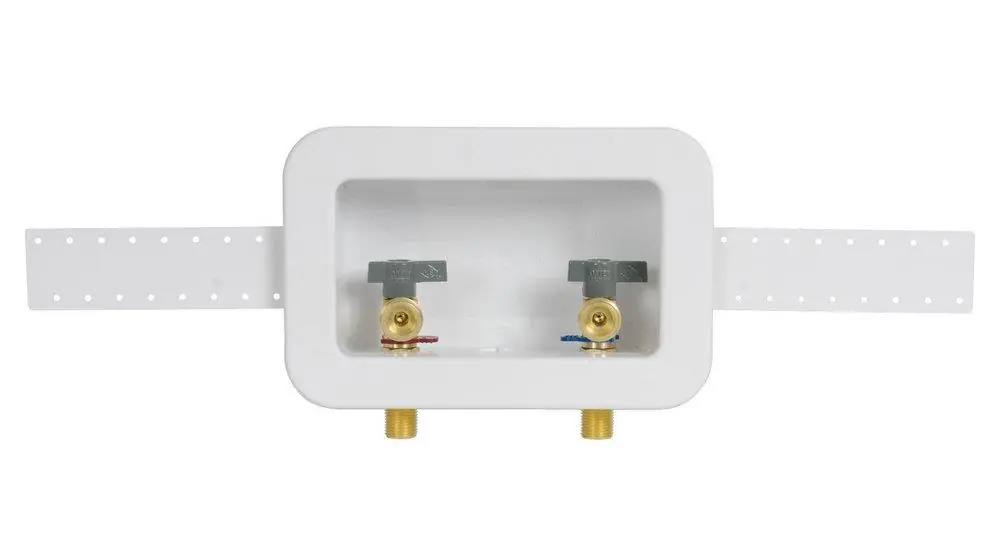 SK0483834-US20260702-105043-0 Oatey 38102 Centro II Quarter-Turn CPVC Connection Washing Machine Supply Box - Image 1