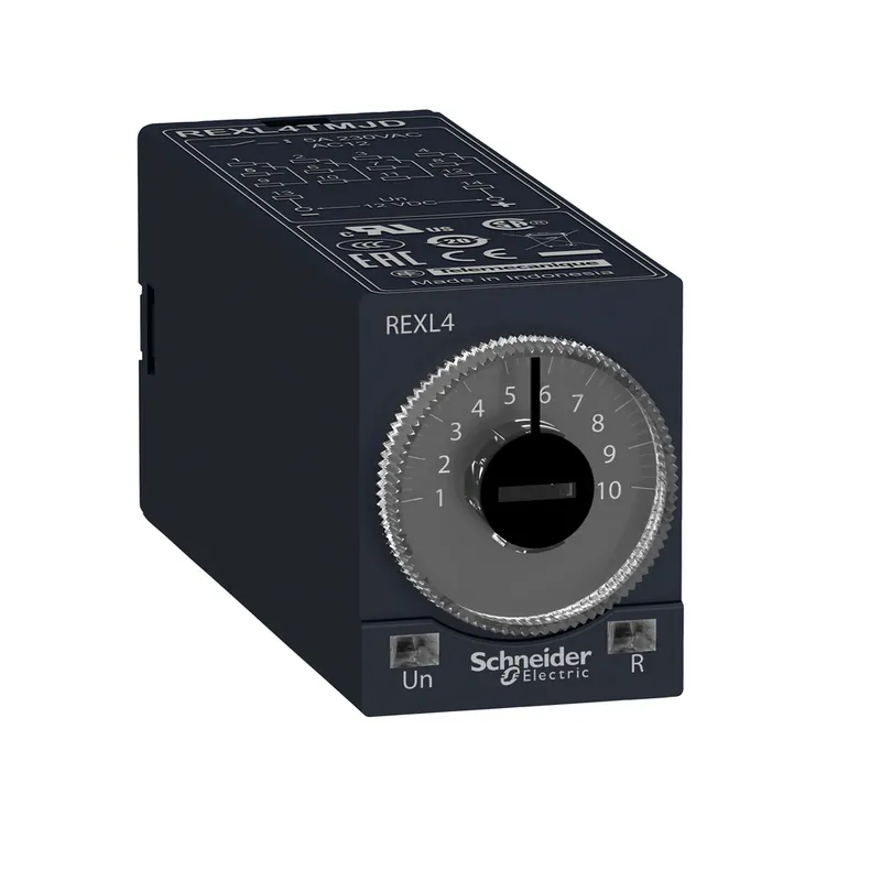 Schneider Electric REXL4TMF7 Square D 120 VAC 5 Amp Timer Relay