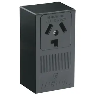 SK0483977-US20260702-105043-0 Leviton 5054 Surface Mount 30 Amp 125/250 Volt NEMA 10-30R Receptacle - Image 1