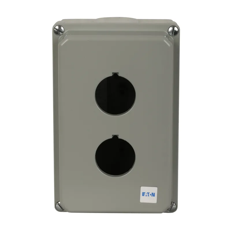 Eaton 10250TN12 3.88 x 3 x 5.88 Inch 2-Hole NEMA 4/4X/12/13 Surface Mount Die-Cast Push Button Enclosure