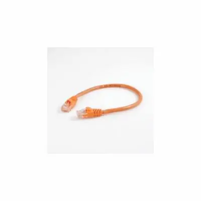 SK0484052-US20260702-105043-0 Legrand 576-140-003 Quiktron Cat6 3ft Orange Booted Patch Cable - Image 1