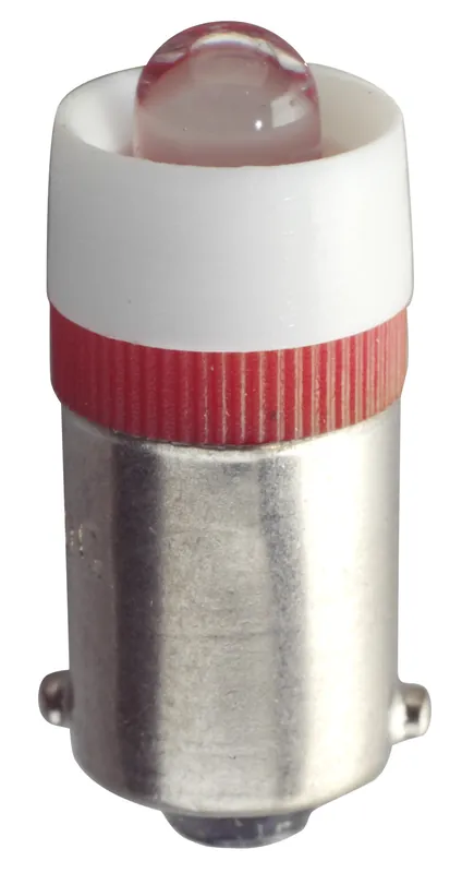 SK0484057-US20260702-105043-0 EIKO LED-6-BA9S-W Miniature Lamp, 6 VAC/VDC, White/Clear Lens - Image 1