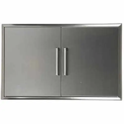 SK0484360-US20260702-105043-0 Coyote Outdoor Living CDA2439 3 inch D x 38 inch x 24 inch Stainless Steel Hinged Double Access Door - Image 1