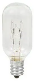 Sylvania 25T8C-120V Clear T8 Candelabra Lamp 25 Watt 120 Volt