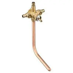 SK0484460-US20260702-105043-0 Moen 2385PF M-Pact Posi-Temp 4 Port Pressure Balanced Valve Body with Stops 1/2 inch Cold Expansion PEX - Image 1