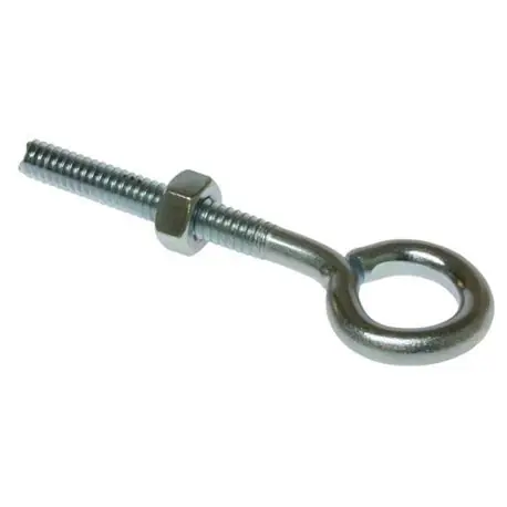 SK0484465-US20260702-105043-0 Metallics JEB3 Eye Bolt With Hex Nut, 1/4-20, Steel, Zinc Chromate - Image 1