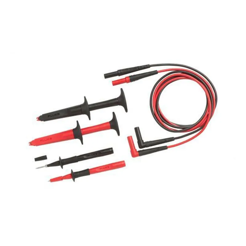 SK0484513-US20260702-105043-0 Fluke TL220 Handy All-In-One Kit Includes AC220 SureGrip Alligator Clip Set, TP220 SureGrip Industrial Test Probe Set, and TL224 SureGrip Silicone Test Lead Set (Straight to Right) - Image 1