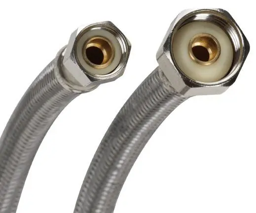 SK0484577-US20260702-105043-0 Fluidmaster B6F16 Faucet Supply Connector 3/8 x 3/8 Compression 16 inch - Image 1