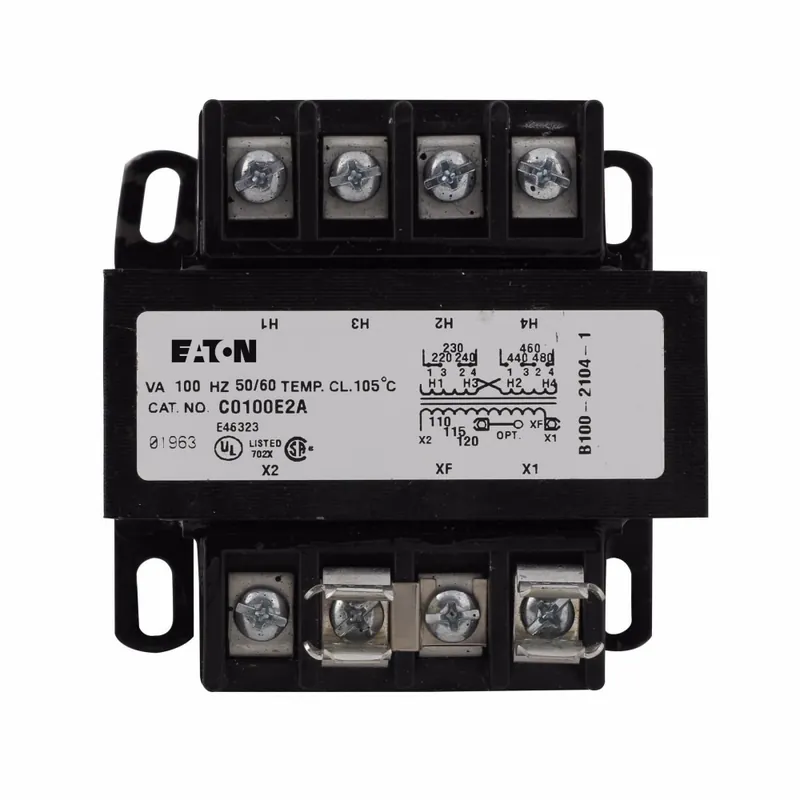 SK0484595-US20260702-105043-0 Eaton C0075E2A Type MTE Control Transformer 240/480 75 VA - Image 1