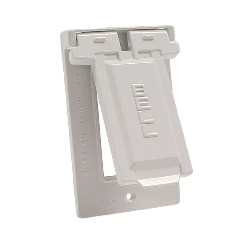 SK0484627-US20260702-105043-0 Hubbell 5103-1 RACO 1G Vertical WP Cover GFCI White - Image 1
