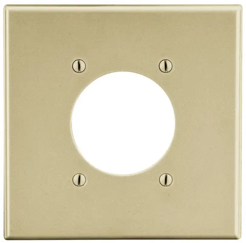 SK0484683-US20260702-105043-0 Hubbell P703I Wallplate 2-G 2.15 Opening Ivory - Image 1
