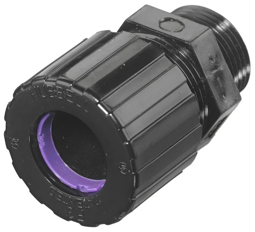 SK0484709-US20260702-105043-0 Hubbell SHC2038CR Cord Connector, Straight ML, 0.75-.88, 3/4 - Image 1