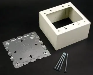SK0484949-US20260702-105043-0 Wiremold 5744-2WH Raceway Box Power Extra Deep 2G Device Box 5744-2WH - Image 1