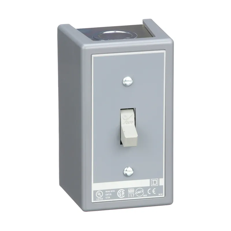 Square D 2510KG2 Manual Motor Switch 30 Amp 3 Pole NEMA 1
