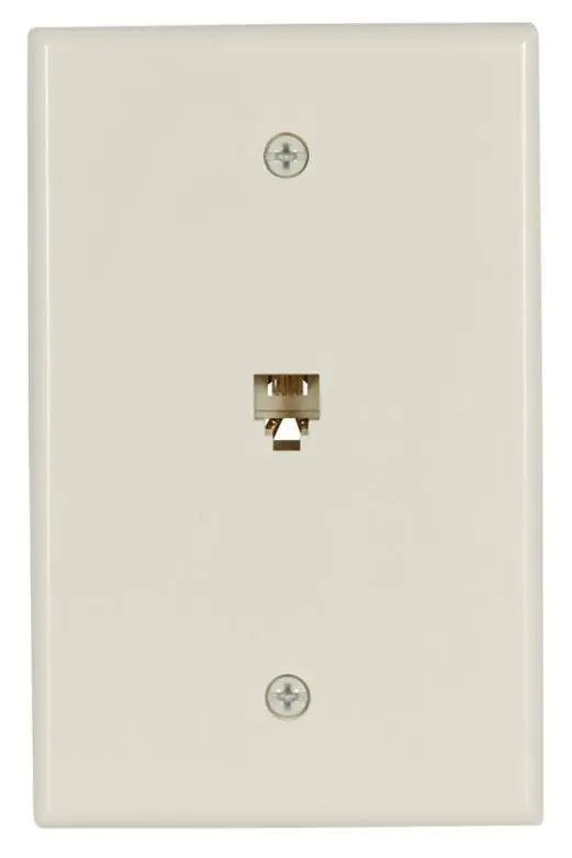 EATON 3533-4LA Wallplate and Telephone Jack Power (2-3/4 in) Replacement MPN