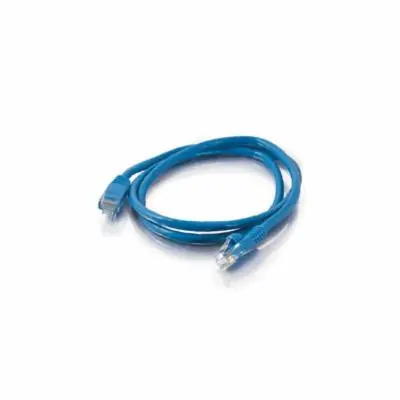 SK0485338-US20260702-105043-0 Legrand 570-110-100 QUIKTRON CAT5E ETHERNET RJ45 BLUE PATCH CORD 100FT BOOTED - Image 1