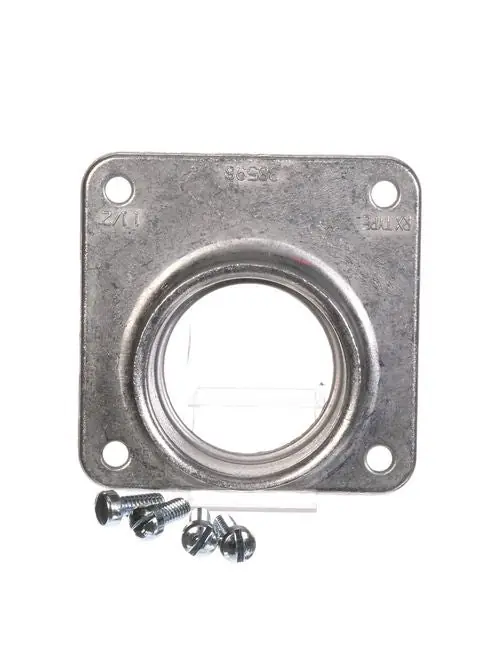 SK0485376-US20260702-105043-0 Siemens EC38598 1-1/2 Inch Unpainted Screw Mount Interchangeable Meter Center Hub - Image 1