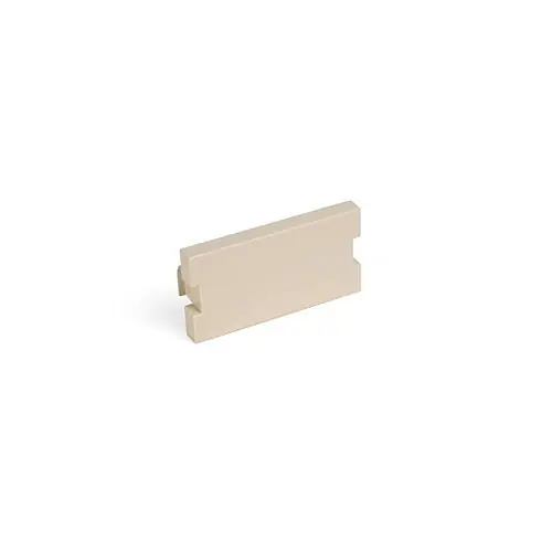 SK0485462-US20260702-105043-0 Leviton 41291-1BI QuickPort MOS Blank Faceplate, Ivory - Image 1