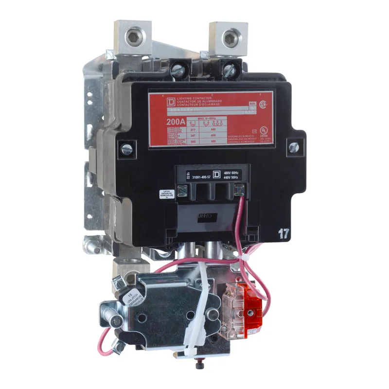 Square D 8903SVO10V02 Contactor, Type S, 200A 110/120VAC Coil