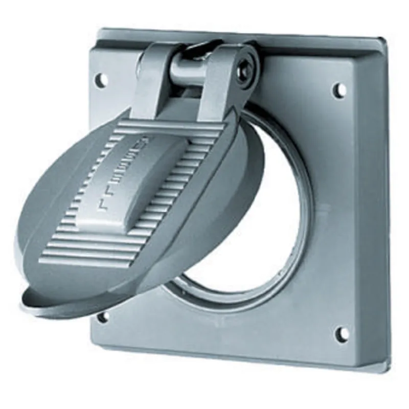 SK0485547-US20260702-105043-0 Hubbell HBL7777A HUB 2G GRAY WP SGL PLATE - Image 1