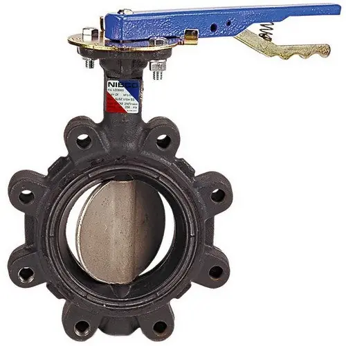 Nibco LD200036 6 Inch Lever Operated Ductile Iron Butterfly Valve 200 PSI