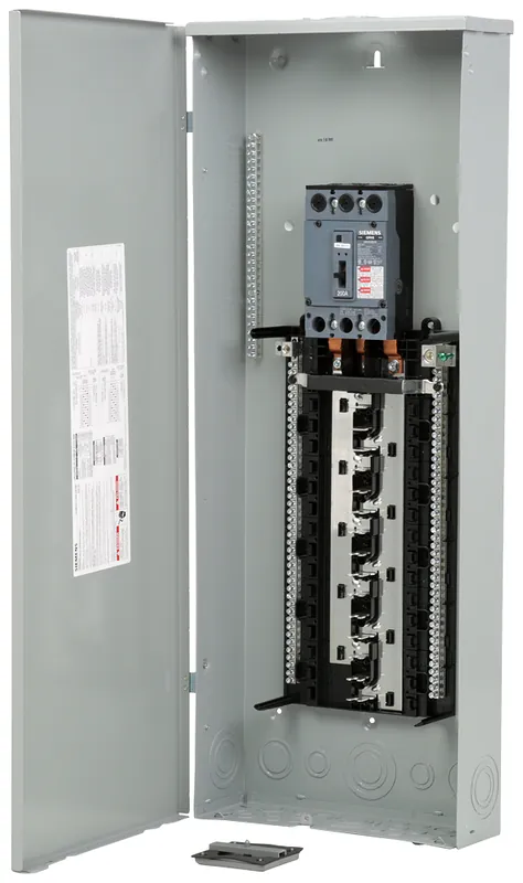 Siemens PW3054B3200CU 120/208/240 VAC 200 Amp 3-Phase 3/4-Wire NEMA 3R Main Breaker/Convertible Load Center