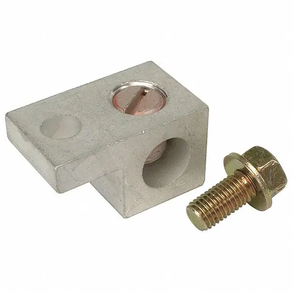 SK0485734-US20260702-105043-0 GE TLK20 Neutral/Ground Lug Kit, 2 in L, 6 to 2/0 AWG Aluminum/Copper Conductor, For Use With PowerMark Gold and PowerMark Plus Loadcenter - Image 1