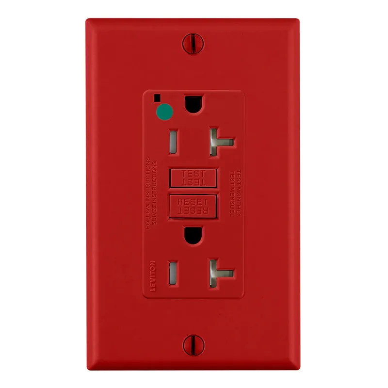 SK0485750-US20260702-105043-0 Leviton GFTR2-HGR SmartlockPro GFCI Receptacle 20 Amp 125 Volt - Image 1