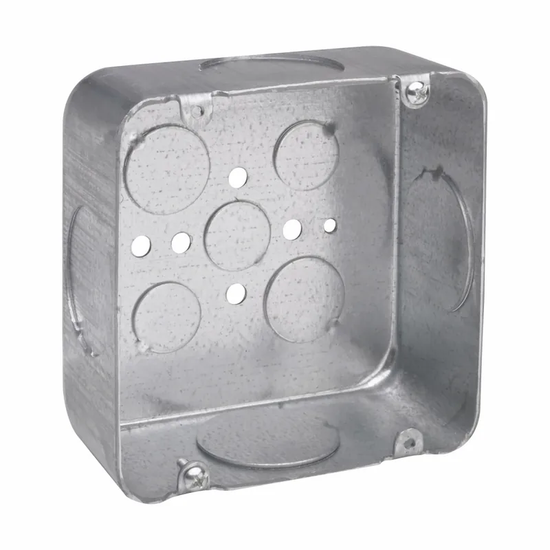SK0485761-US20260702-105043-0 Crouse-Hinds TP562 Drawn Square Outlet Box 4-11/16 In Width x 2-1/8 In Depth 42.0 cubic inch capacity - Image 1