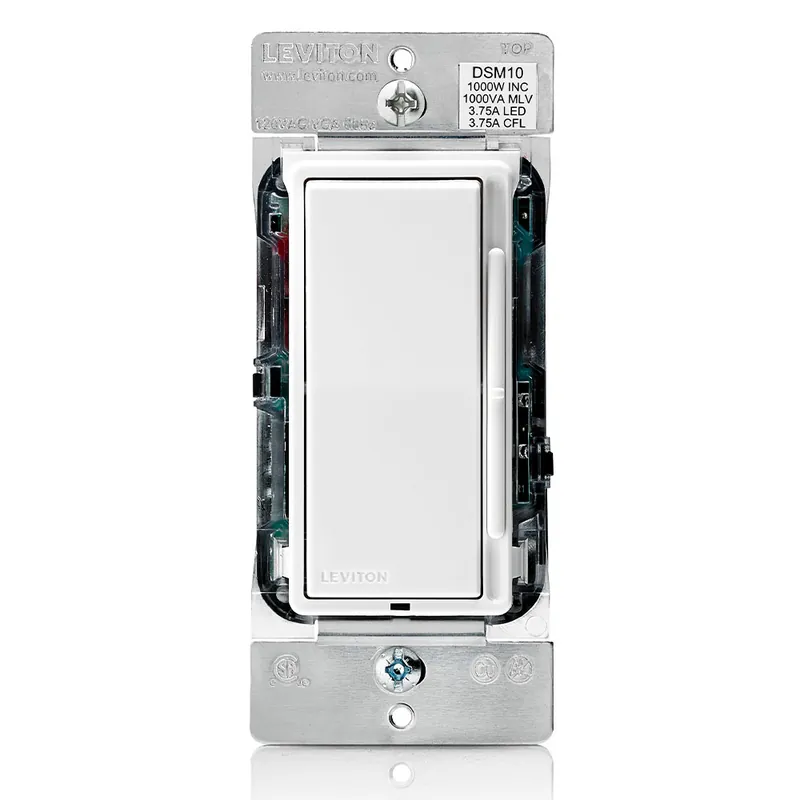 Leviton DSM10-1LZ Rocker/Slide Uni Dimmer 1000W-120VAC