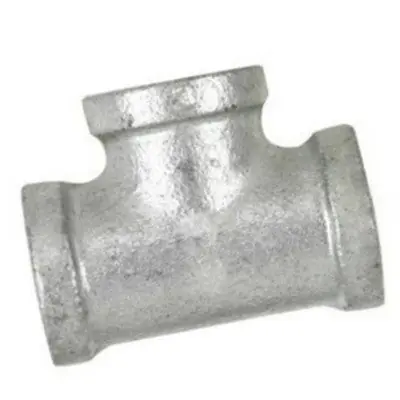 SK0486377-US20260702-105043-0 B&K 510-600 Pipe Tee, 1/8 in, NPT, 150 lb, Malleable Iron, Galvanized - Image 1