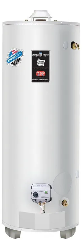 SK0486427-US20260702-105043-0 Bradford White RG2100H6N FVIR Defender Safety System 100 Gal Tall 80 MBH Residential Natural Gas Water Heater - Image 1