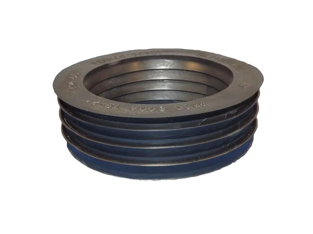 SK0486602-US20260702-105043-0 Fernco 490-405 4 in. Clay x Cast Iron Extra Heavy ABS PVC DWV Donut - Image 1