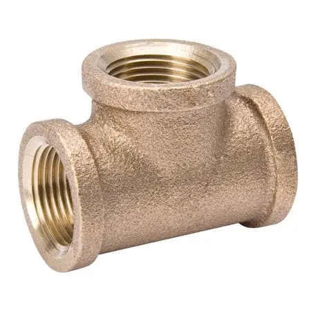 B&K 453-004NL Lead-Free Pipe Tee, 3/4 in, MNPT, 125 lb