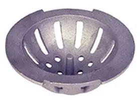 Sioux Chief 863-U Dome Strainer Aluminum 4-13/16 Inch Diameter x 2 Inch Height