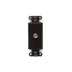 SK0486803-US20260702-105043-0 Leviton 40681-B Decora Insert F-Connector Brown - Image 1