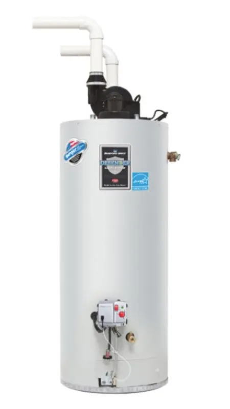 SK0486849-US20260702-105043-0 Bradford White RG2PDV50H6N FVIR Defender Safety System 48 gal Tall 60 MBH Natural Gas Water Heater - Image 1