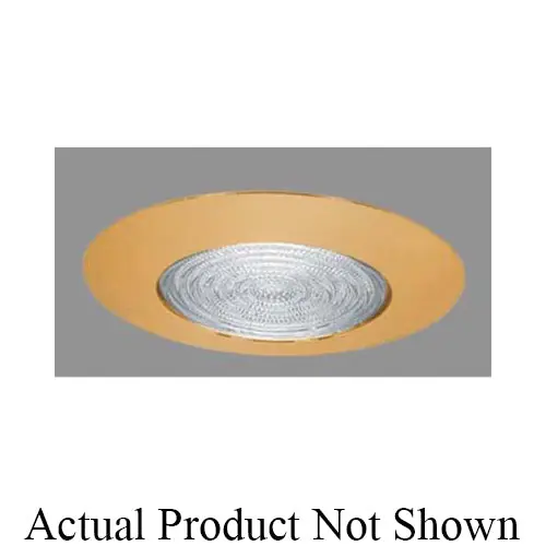 Elite Lighting AF605WH Fresnel Shower Trim, 8 in OD, Incandescent Lamp, For Use With EZ6IC-AT, EZ6RIC-AT 6 in Housing