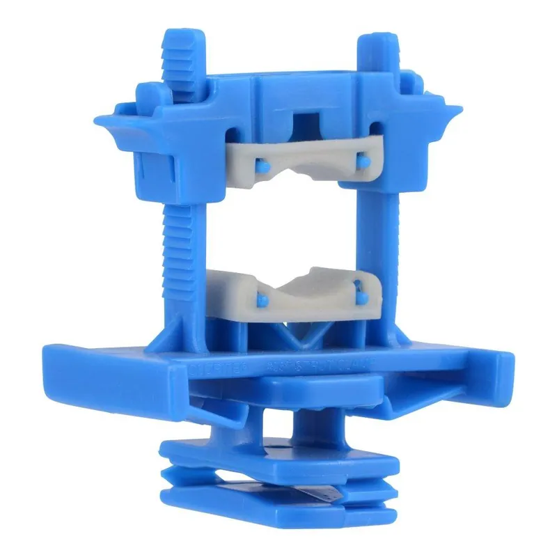 HoldRite 257-P 3/8 - 1 in. Plastic Strut Pipe Clamp in Medium Blue
