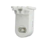 Leviton 13465-W Thermoset Screw Mount Slide-On Pedestal Recessed Double Contact Fluorescent Lampholder
