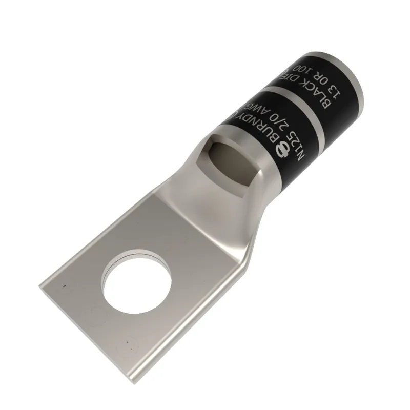 SK0487150-US20260702-105043-0 Hubbell YA26LBOX YA-L 1-Hole Compression Lug With Inspection Window 2/0 AWG Stranded Copper Conductor - Image 1
