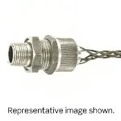 SK0487217-US20260702-105043-0 Leviton L7707 1/2-Inch Straight Male Aluminum Body Deluxe Cord Sealing Strain-Relief .375-.500 Cord Range - Image 1