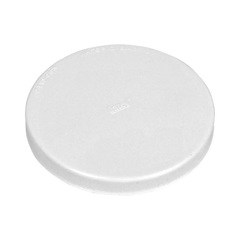 Oatey 33474 End-Cap 4 in PVC Test Cap White