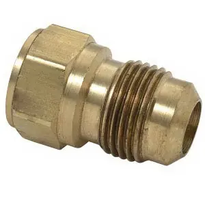 BrassCraft 46-6-12 Reducing Adapter, 3/8 x 3/4 in, Flare x FNPT