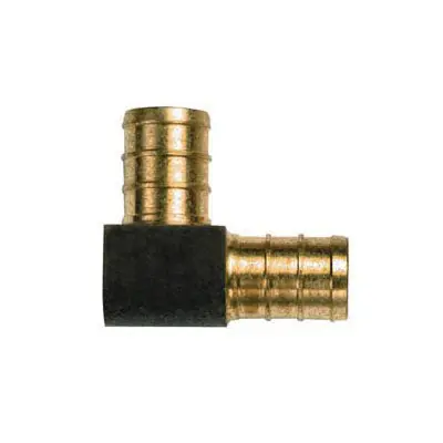 Sioux Chief 642XG4 Directional Elbow, 1 in, F1807 Crimp, Brass