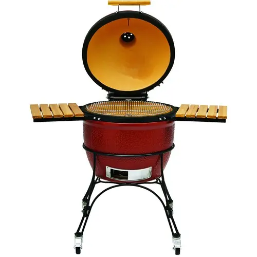 SK0487402-US20260702-105043-0 Kamado Joe BJ24RHC Big Joe II 24 inch Ceramic Grill With Cart And Shelves, 452 sq. in. Replacement MPN - Image 1